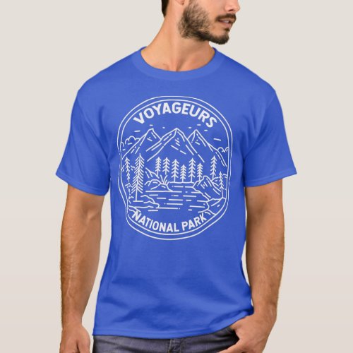 Voyageurs National Park Minnesota Monoline T_Shirt