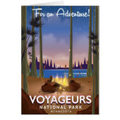 Voyageurs National Park Minnesota travel poster (Front)