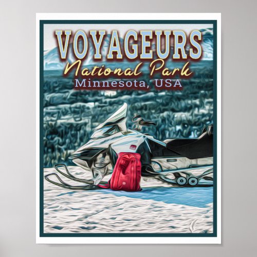 VOYAGEURS NATIONAL PARK _ MINNESOTA UNITED STATES  POSTER