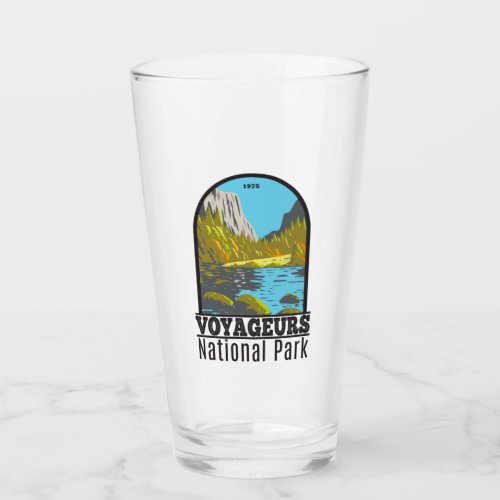 Voyageurs National Park Minnesota Vintage  Glass