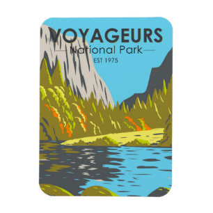 Voyageurs National Park Minnesota Vintage Magnet