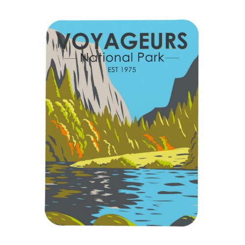 Voyageurs National Park Minnesota Vintage Magnet