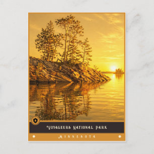 Voyageurs National Park   Minnesota Vintage Postcard