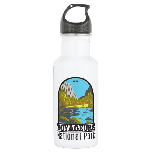 Voyageurs National Park Minnesota Vintage  Stainless Steel Water Bottle