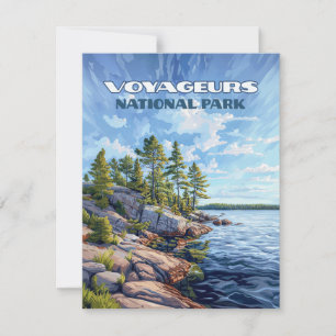 Voyageurs National Park Rainy Lake Minnesota Card