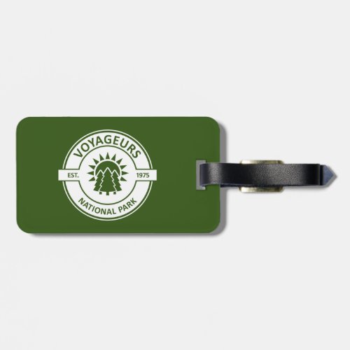 Voyageurs National Park Sun Trees Luggage Tag