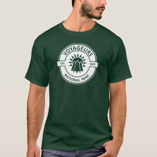 Voyageurs National Park Sun Trees T_Shirt