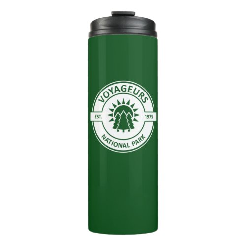 Voyageurs National Park Sun Trees Thermal Tumbler