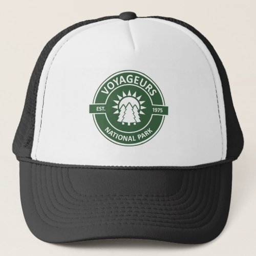 Voyageurs National Park Sun Trees Trucker Hat