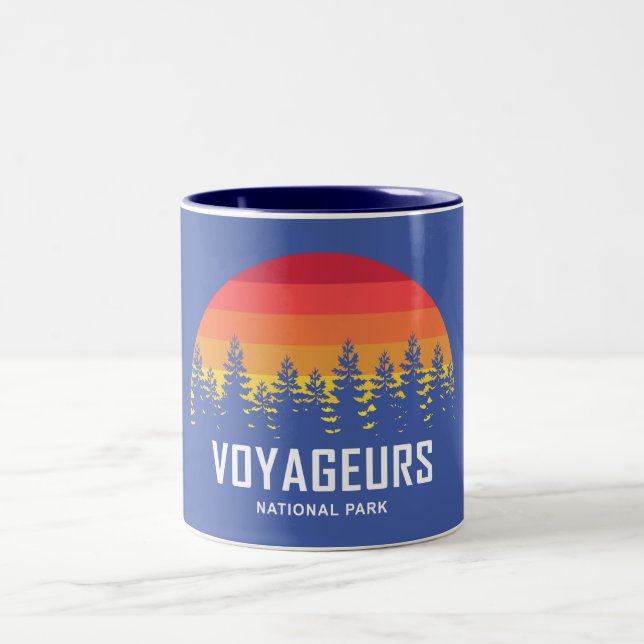 Voyageurs National Park Two-Tone Coffee Mug (Center)