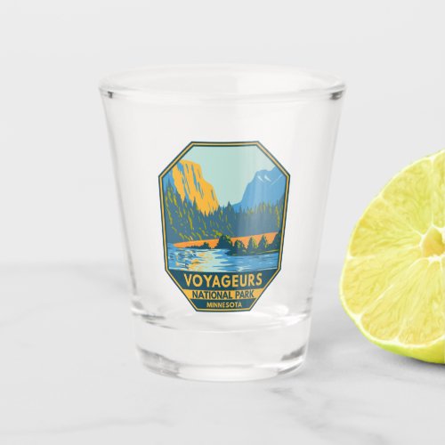 Voyageurs National Park Vintage Shot Glass