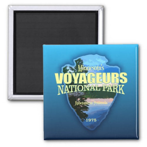 Voyageurs NP arrowhead Magnet