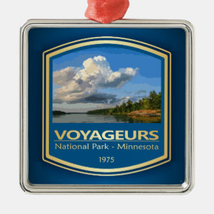 Voyageurs NP (PF1) Metal Ornament