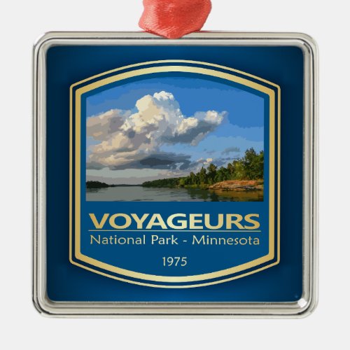 Voyageurs NP PF1 Metal Ornament