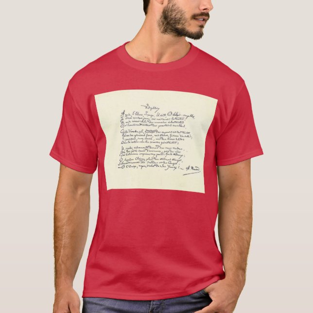 Voyelles (Rimbaud) T-Shirt (Front)
