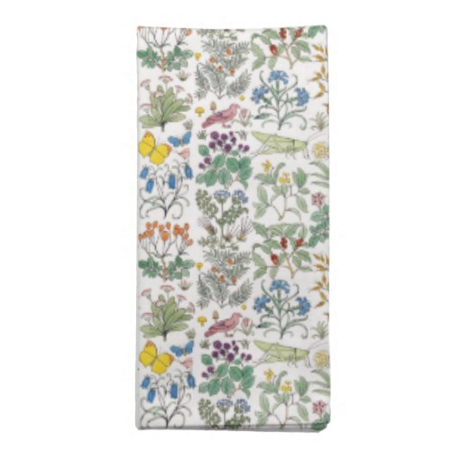 Voysey Apothecary Garden Pattern Napkin Set