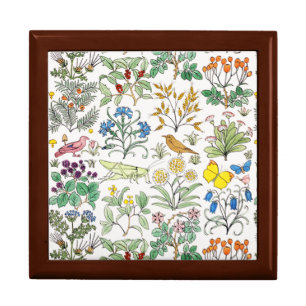 Voysey Apothecary's Garden Gift Trinket Box