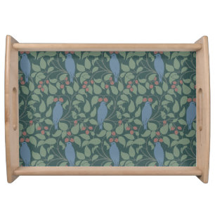 Voysey's Birds in Berry Bush Serving Tray