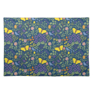 Voysey's Wildflowers Cloth Placemat
