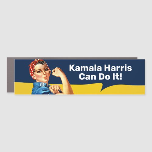 VP Kamala Harris  Car Magnet  Rosie the Riveter