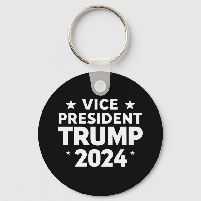 VP Trump Funny Election Joe Biden Funny Quote  Keychain (Front)