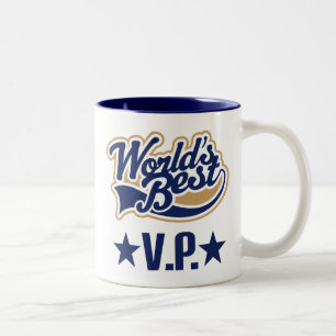 Vp Vice President Gift Two-Tone Coffee Mug