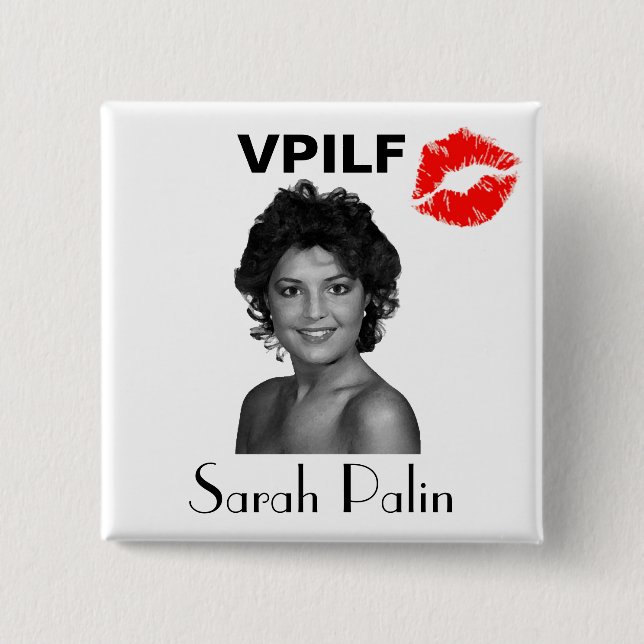 VPILF:  Sarah Palin Pinback Button (Front)