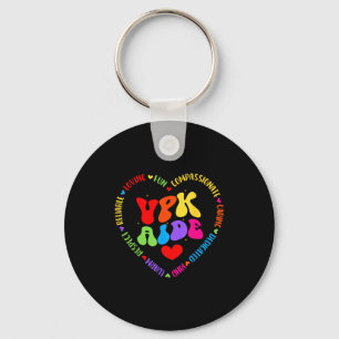 Vpk Aide First Day Of Back To School Appreciation Keychain