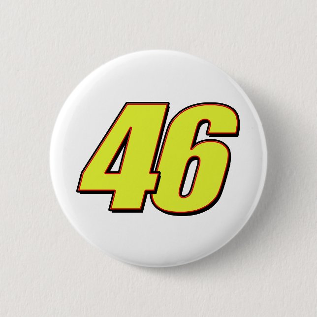 VR46redline Pinback Button (Front)