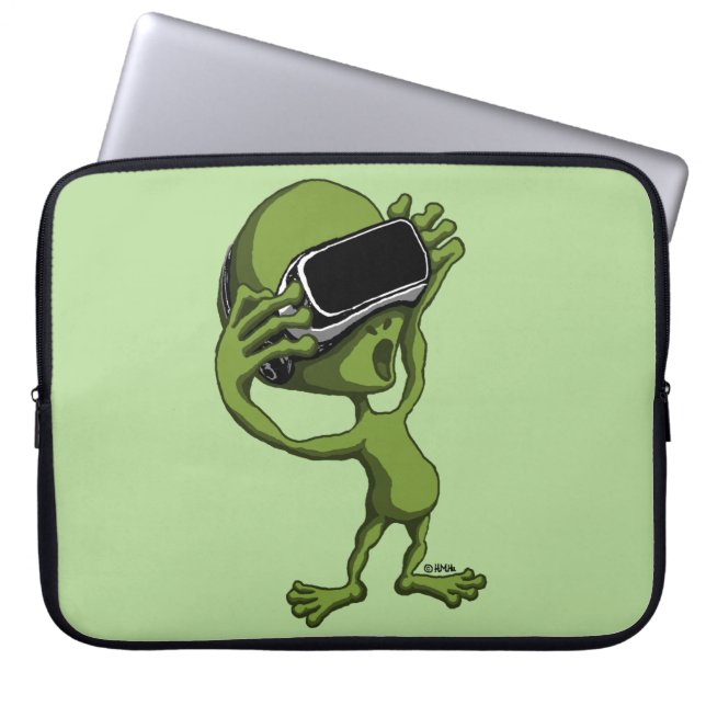 VR Alien Laptop Sleeve (Front)