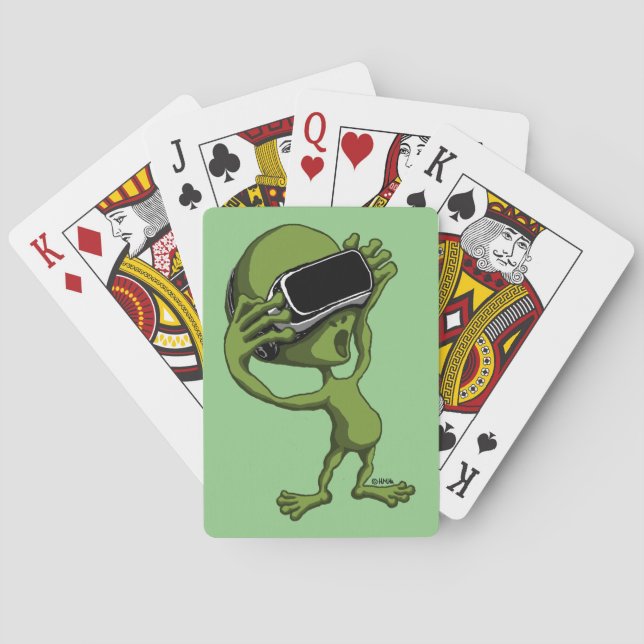 VR Alien Poker Cards (Back)