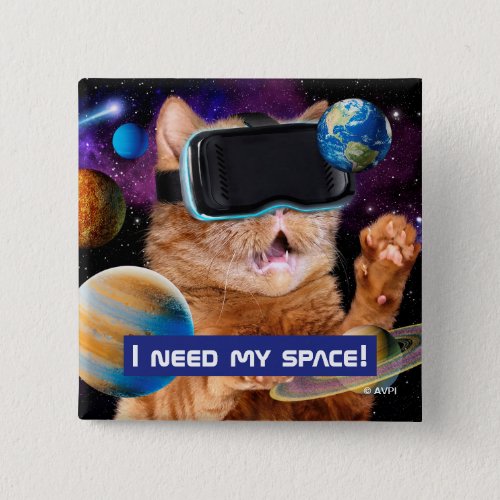 VR Cat In Space Button