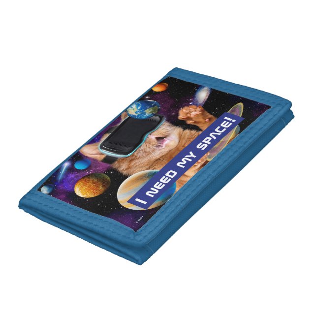 VR Cat In Space Trifold Wallet (Bottom)