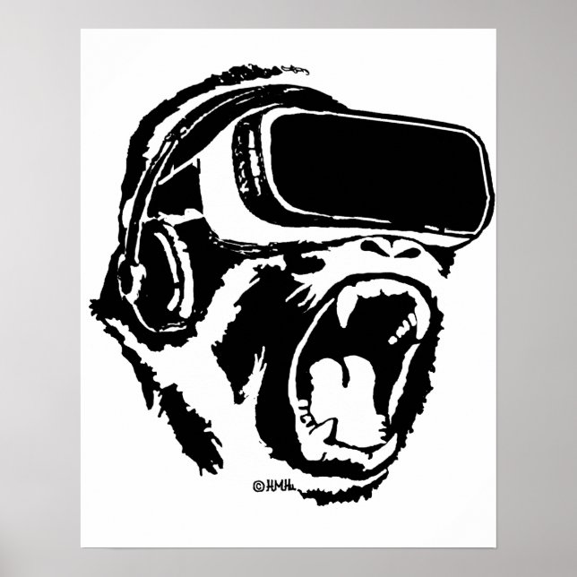 VR Gorilla Poster (Front)