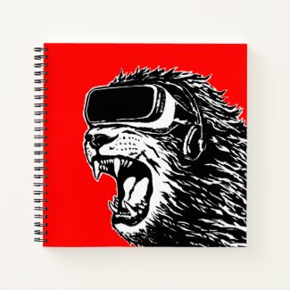VR Lion Notebook