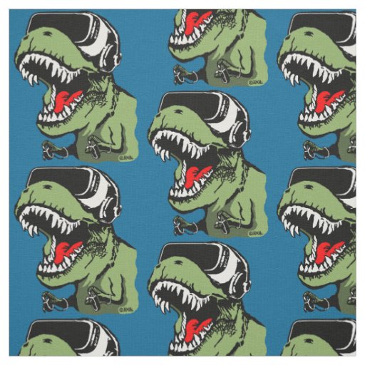 VR T-rex Fabric