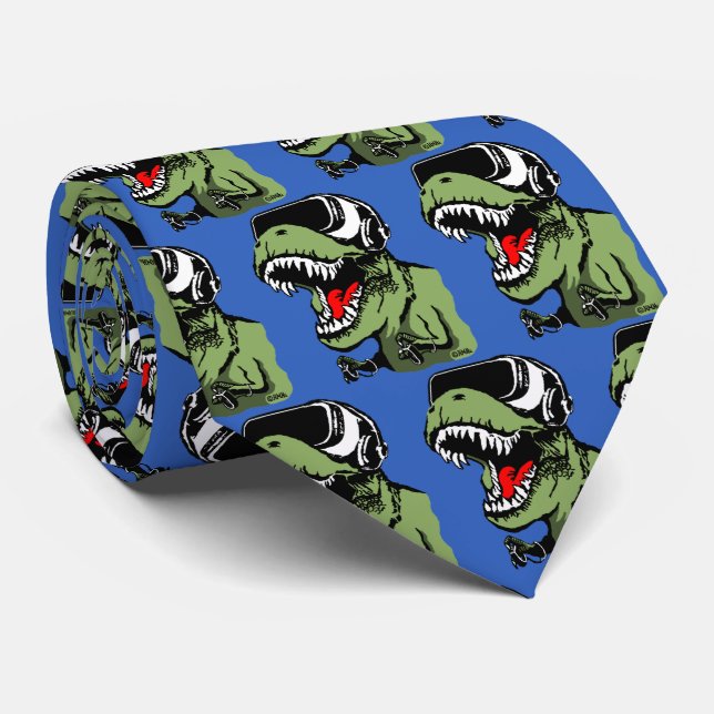 VR T-rex Neck Tie (Rolled)