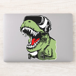 VR T-rex Sticker