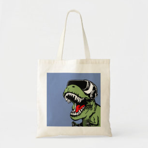 VR T-rex Tote Bag