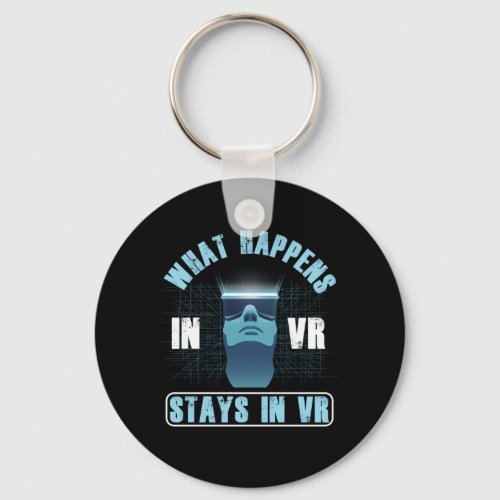 VR Virtual Reality Gamer Gaming Geek Nerd Gift Keychain