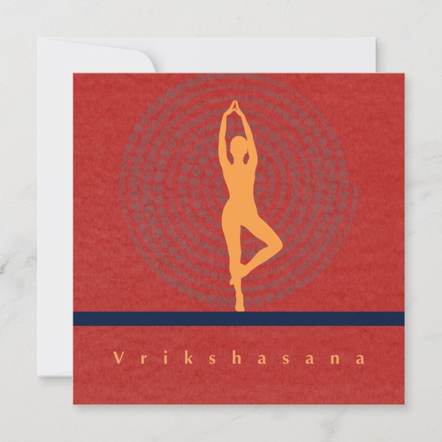 Vrikshasana Art Card (Front)