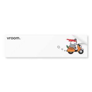 vroom. bumper sticker