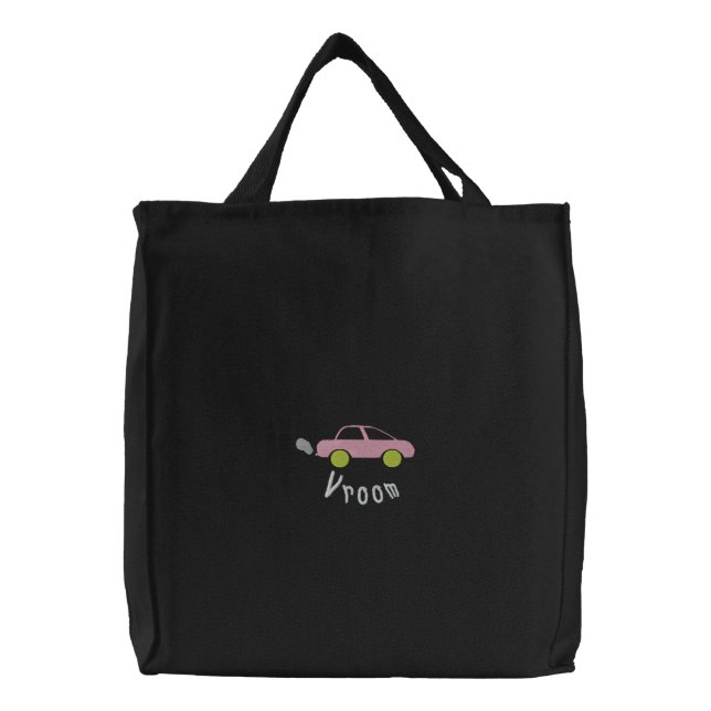 Vroom Embroidered Bag (Front)