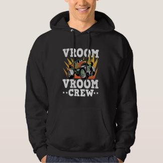 Vroom Vroom Crew Monstertruck Birthday Hoodie