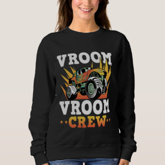Vroom Vroom Crew Monstertruck Birthday Sweatshirt