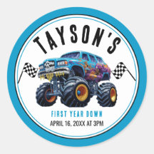 Vroom Zoom Monster Truck Boom | 1st Birthday Party