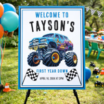 Vroom Zoom Monster Truck Boom | 1st Birthday Party