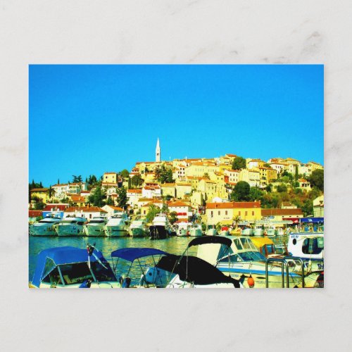 vrsar holiday paradise summer istria croatia postcard