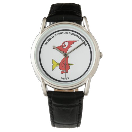 VS_33 WORLD FAMOUS SCREWBIRDS WRIST WATCH