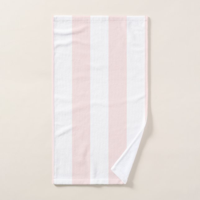 Vs Pink Stripe Hand Towel (Hand Towel)